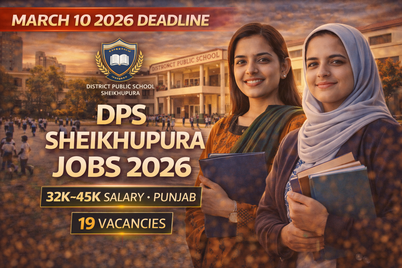 DPS Sheikhupura Jobs 2026
