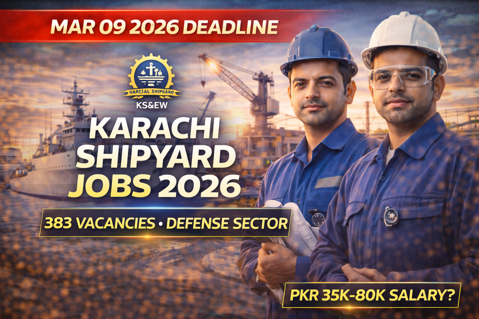 Latest Karachi Shipyard (KSEW) Jobs 2026