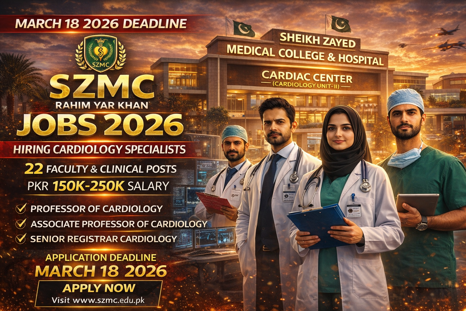 Latest Jobs At Sheikh Zayed Medical College Rahim Yar Khan 2026