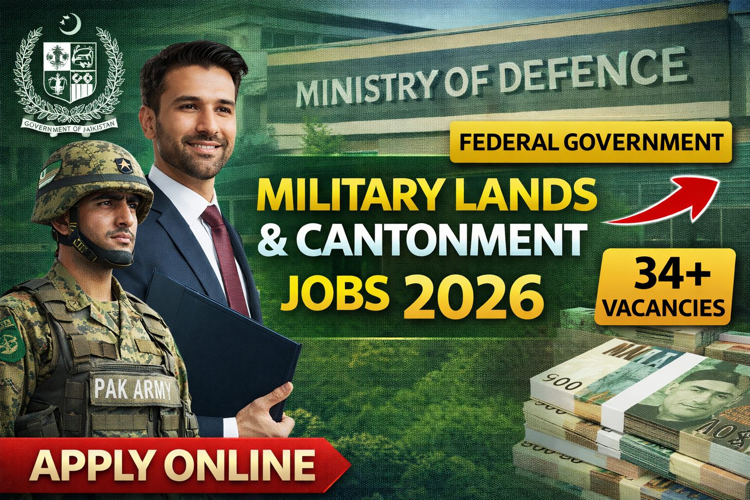 Military Lands & Cantonment Jobs 2026