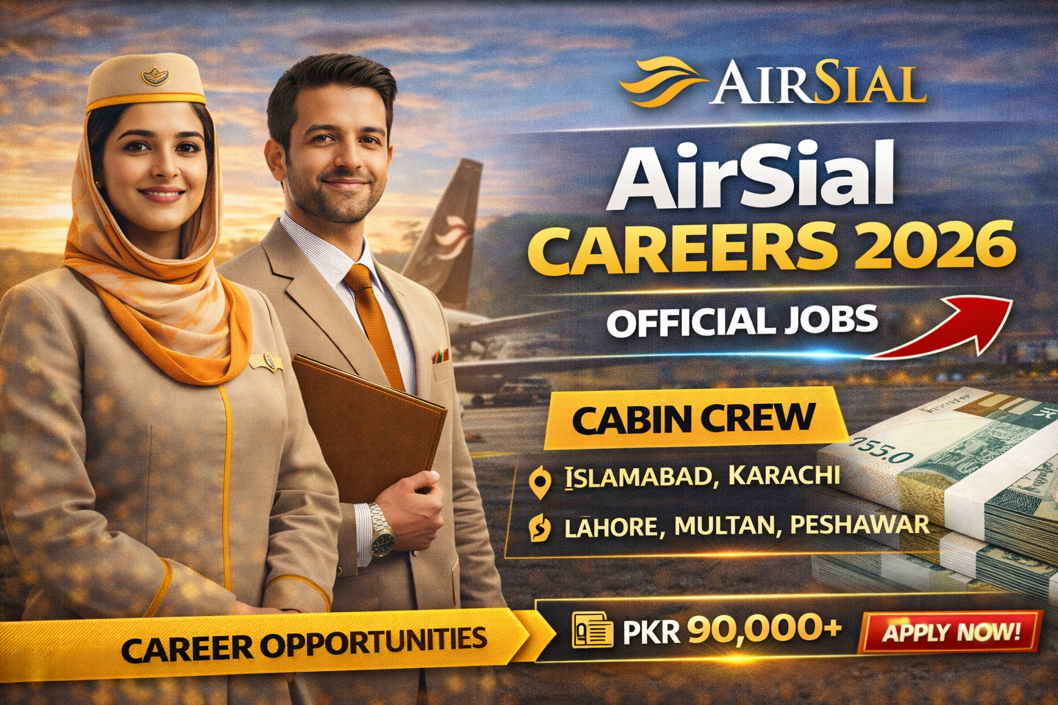 AirSial cabin crew career