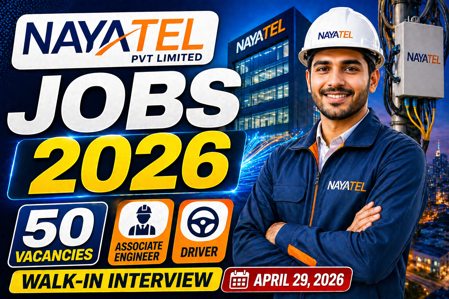 Nayatel jobs recruitment poster 2026