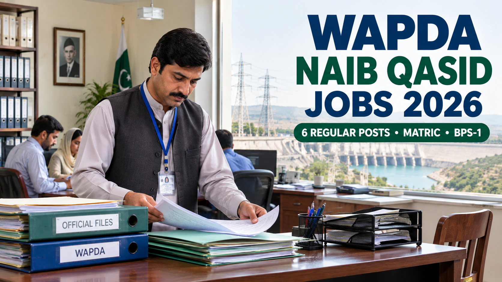 WAPDA Naib Qasid Jobs 2026 – Water and Power Development Authority BPS-1 posts