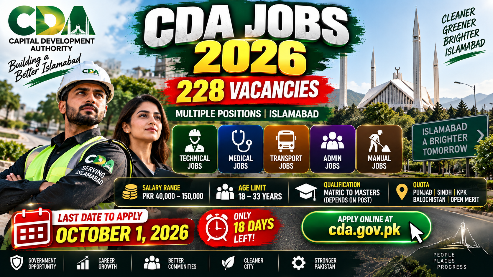 CDA administrative office building in F-9 area, Islamabad