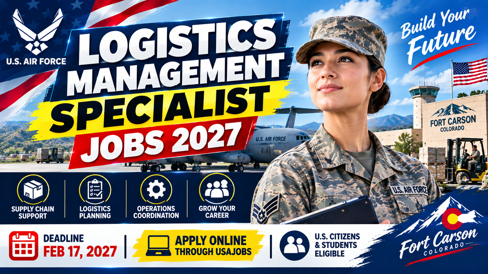 Logistics Management Specialist Jobs 2027 – Department of the Air Force